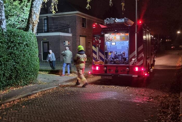 Veel schade aan auto en coniferenhaag na brand