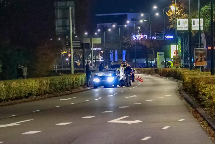 Flinke schade aan personenauto's door kop-staartbotsing
