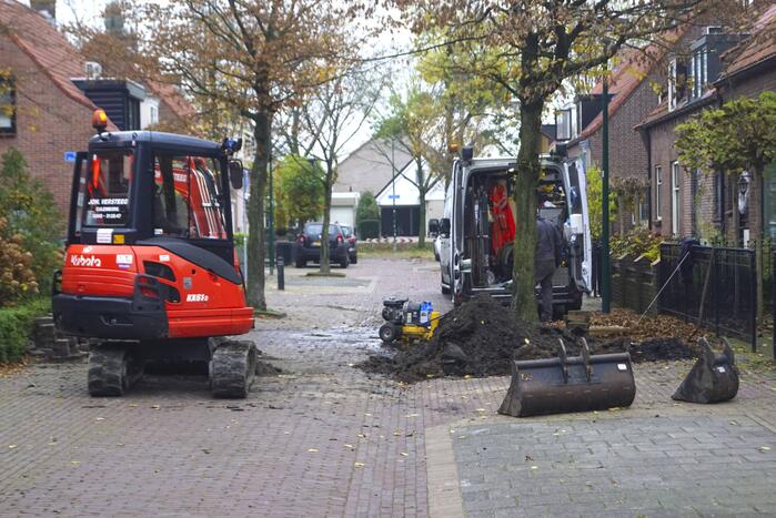 Huishoudens zonder water na waterlekkage