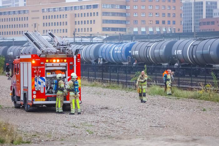 Mogelijk brand in trein bij De Rijtuigenloods