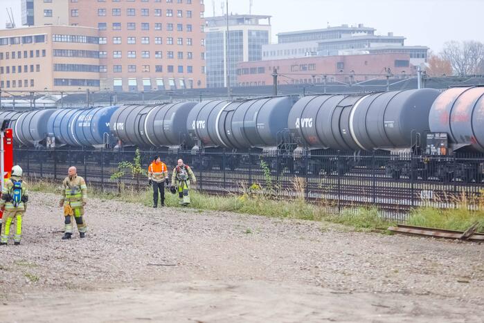 Mogelijk brand in trein bij De Rijtuigenloods