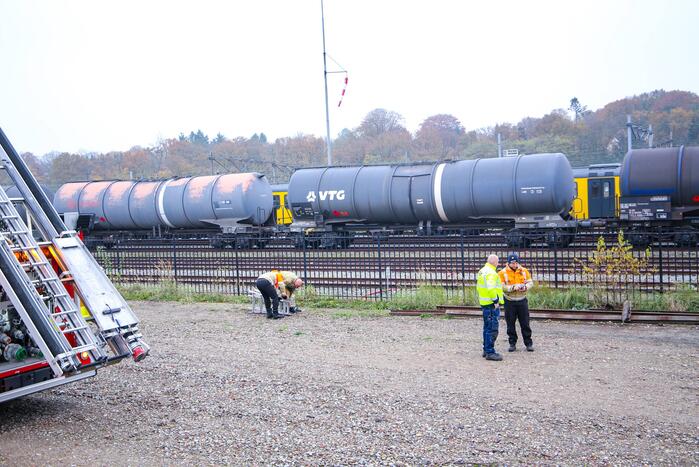 Mogelijk brand in trein bij De Rijtuigenloods