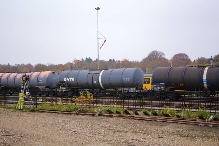 Mogelijk brand in trein bij De Rijtuigenloods