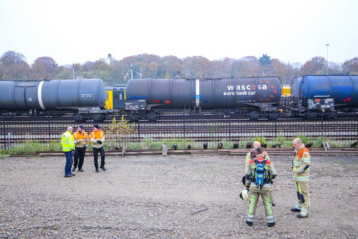Mogelijk brand in trein bij De Rijtuigenloods