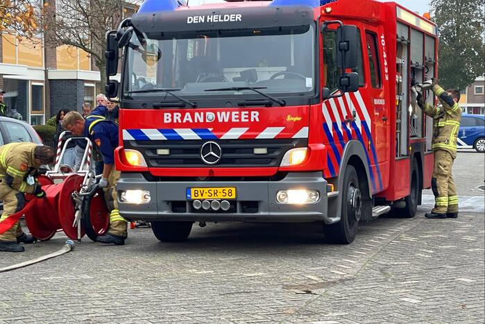 Flinke rookontwikkeling bij woningbrand