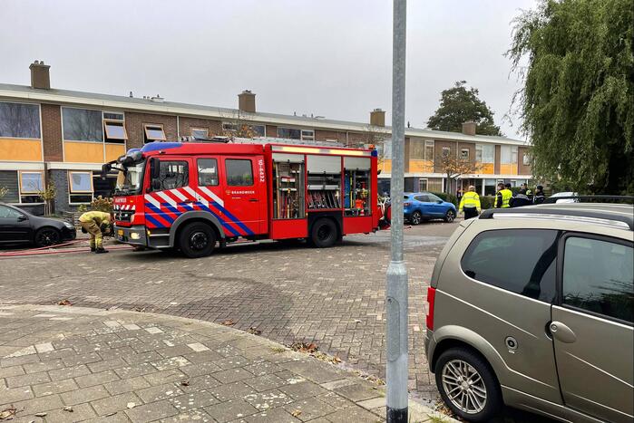 Flinke rookontwikkeling bij woningbrand