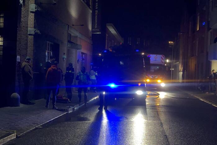 Hotel ontruimd door brand in meterkast