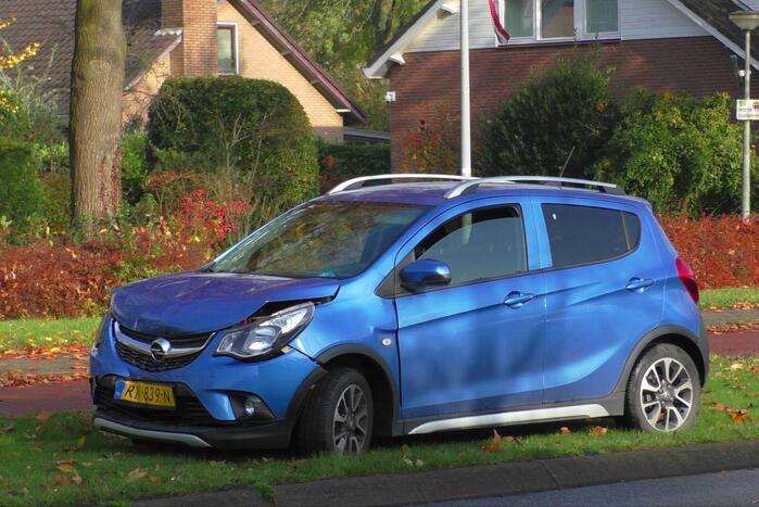 Twee auto's betrokken bij kop-staartbotsing