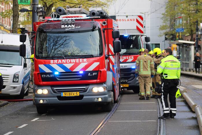 Bovenwoning geventileerd na brand