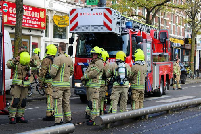 Bovenwoning geventileerd na brand