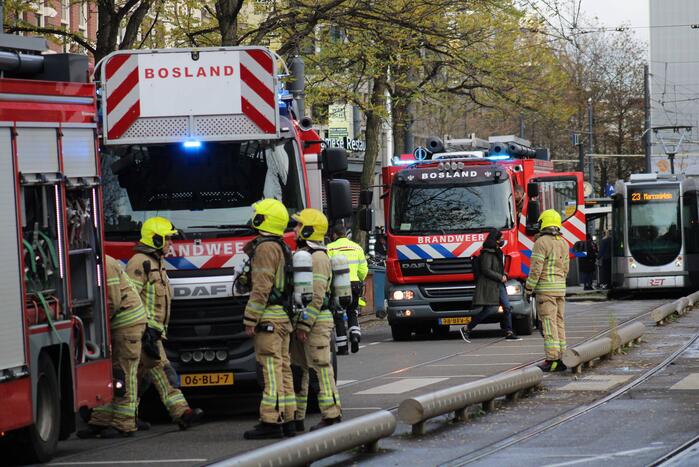 Bovenwoning geventileerd na brand