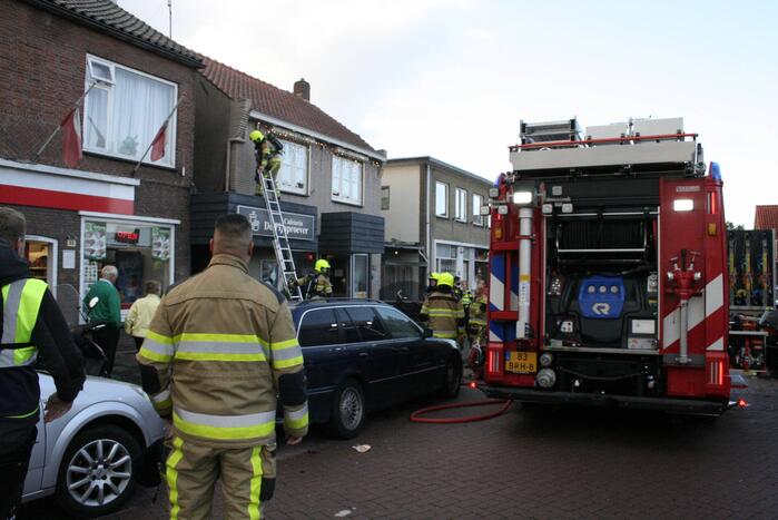 Brand in cafetaria