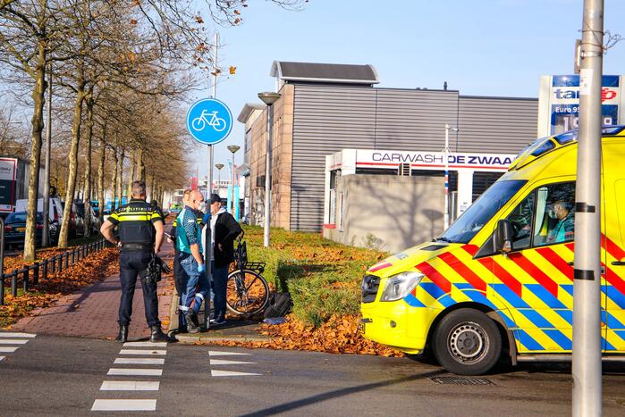 Fietser gewond bij aanrijding met auto