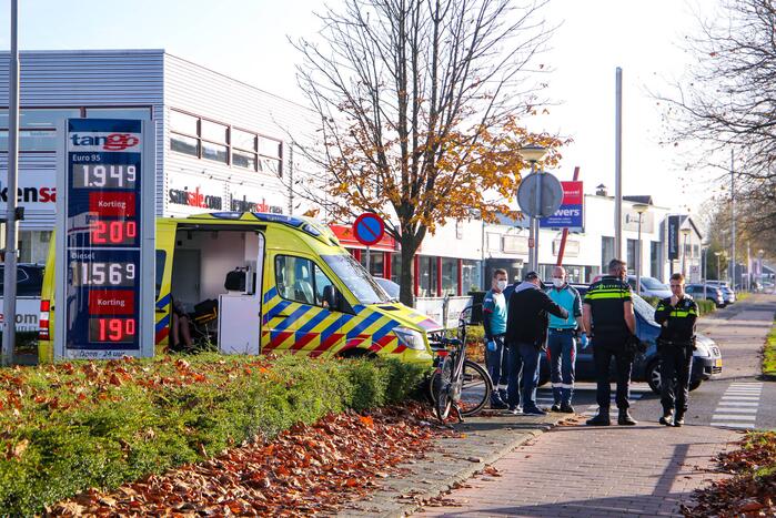 Fietser gewond bij aanrijding met auto