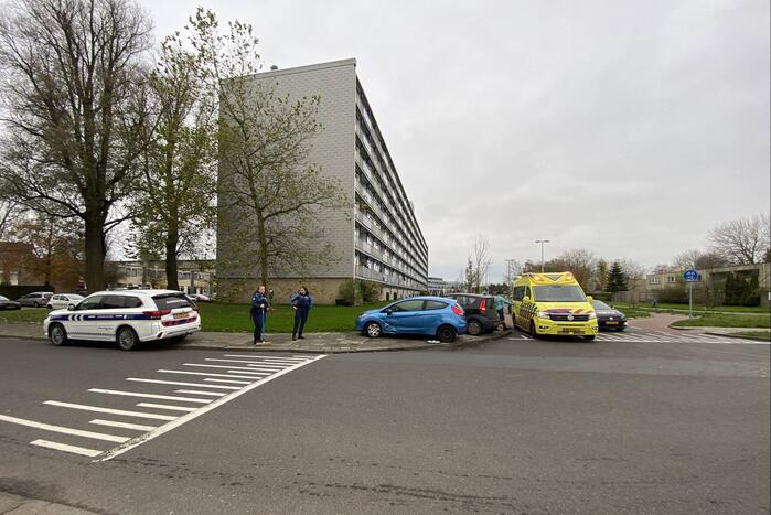 Schade bij botsing op kruising