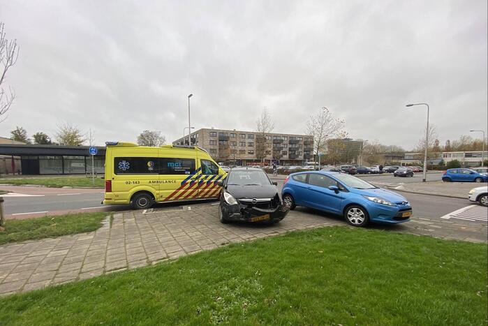 Schade bij botsing op kruising