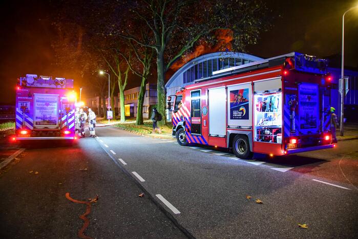 Uitslaande brand in bedrijfspanden
