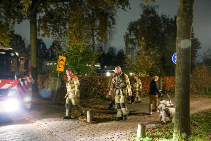 Stapel papier in brand