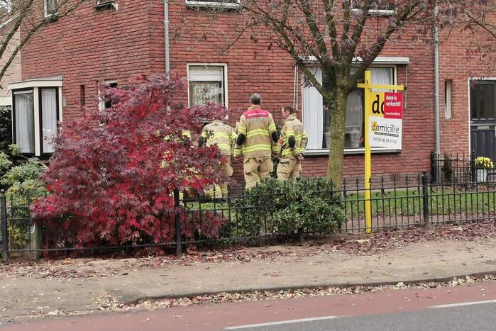 Gaslekkage ontstaan in woning