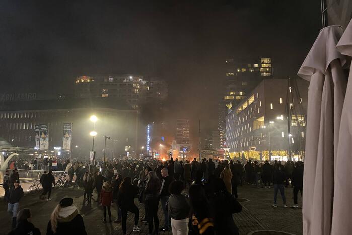 Onrustig bij demonstratie tegen 2G beleid