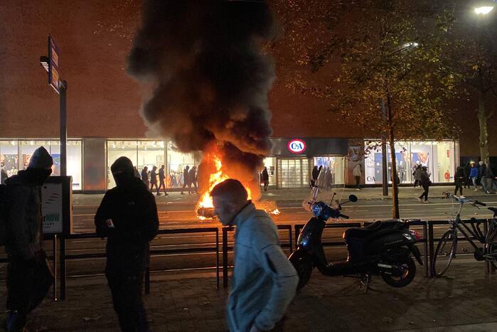 Onrustig bij demonstratie tegen 2G beleid