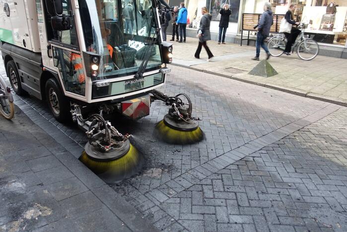 Gemeente druk met puin ruimen na rellen