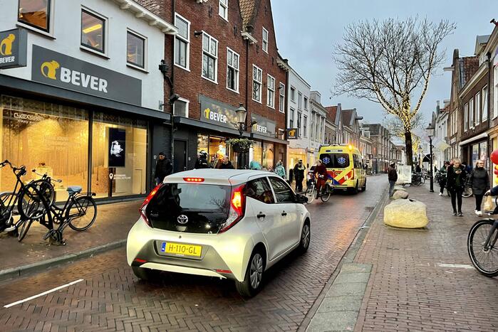 Vrouw gewond na ongeval met fiets