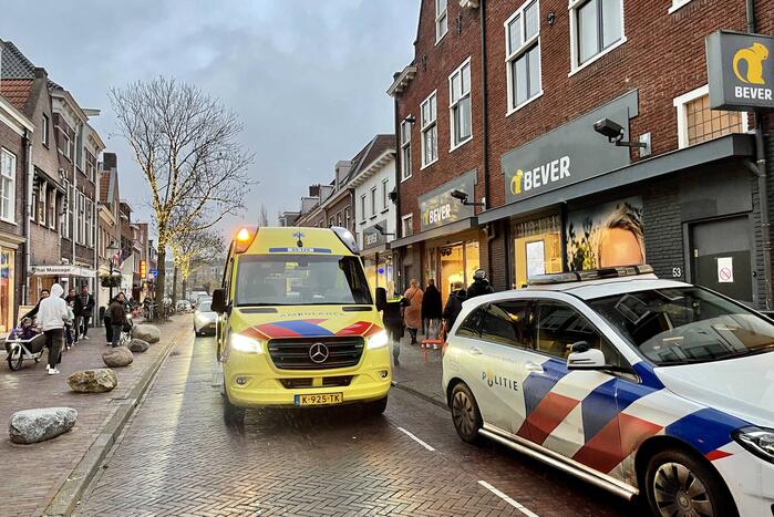 Vrouw gewond na ongeval met fiets