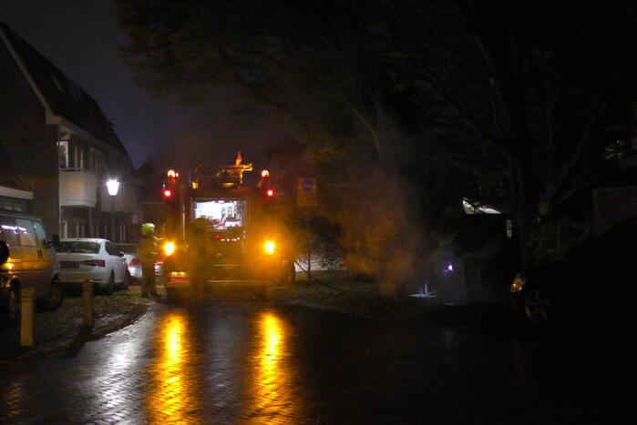 Brand in een ondergrondse container