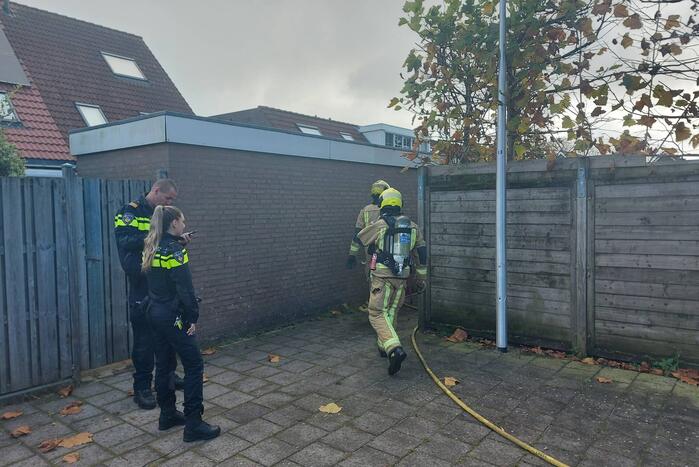 Jongeren stichten brand met vuurwerk in schuur