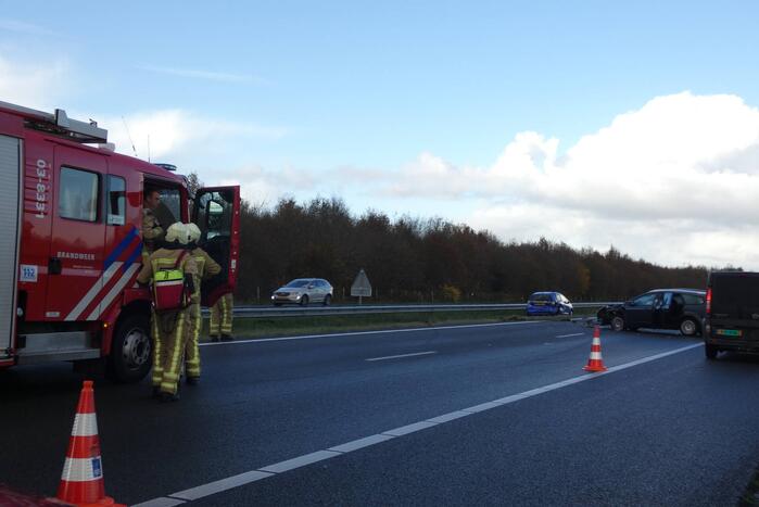 Ongeval tussen meerdere voertuigen