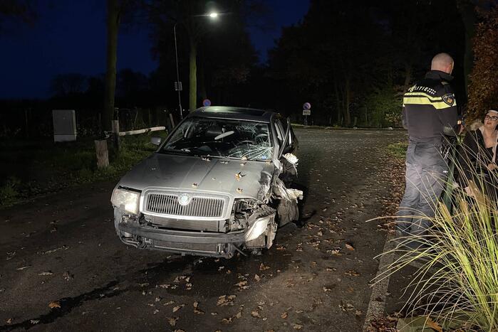 Personenauto's total-loss door frontale botsing