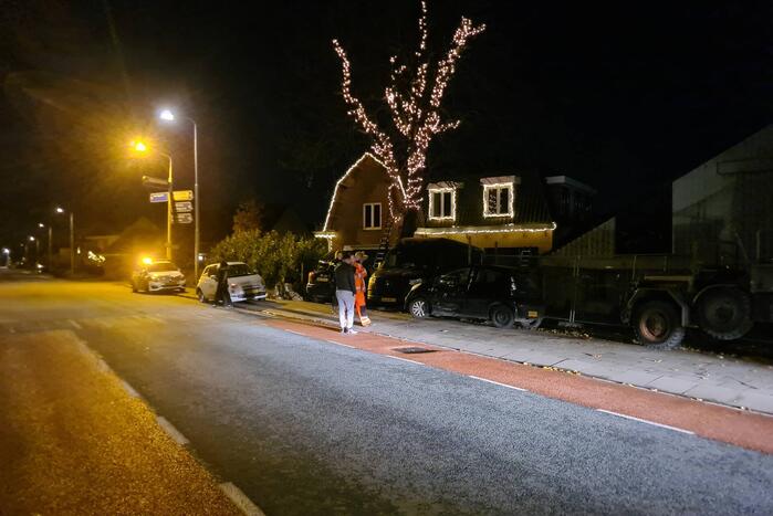 Schade aan personenauto's door botsing