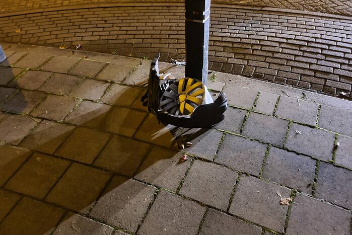 Schade aan personenauto's door botsing