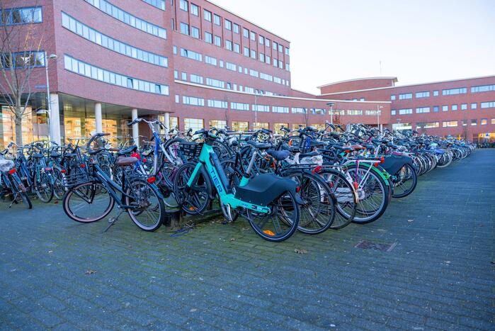 Elektrische deelfietsen klaar voor gebruik