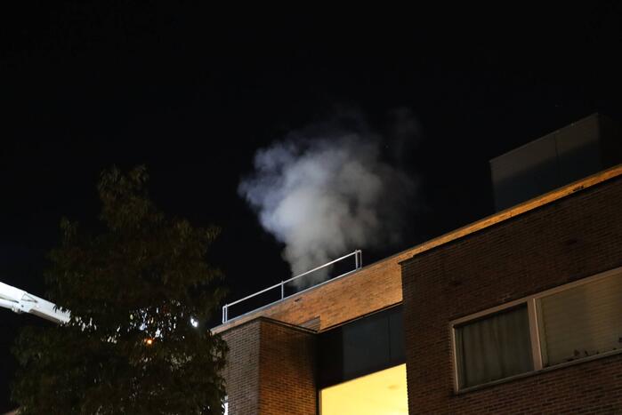 Veel rookontwikkeling bij keukenbrand