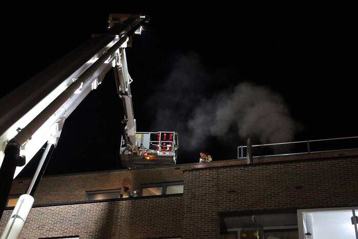 Veel rookontwikkeling bij keukenbrand