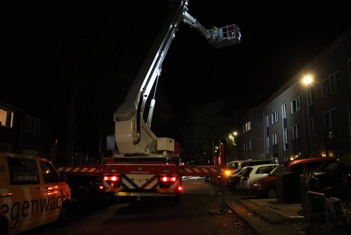 Veel rookontwikkeling bij keukenbrand