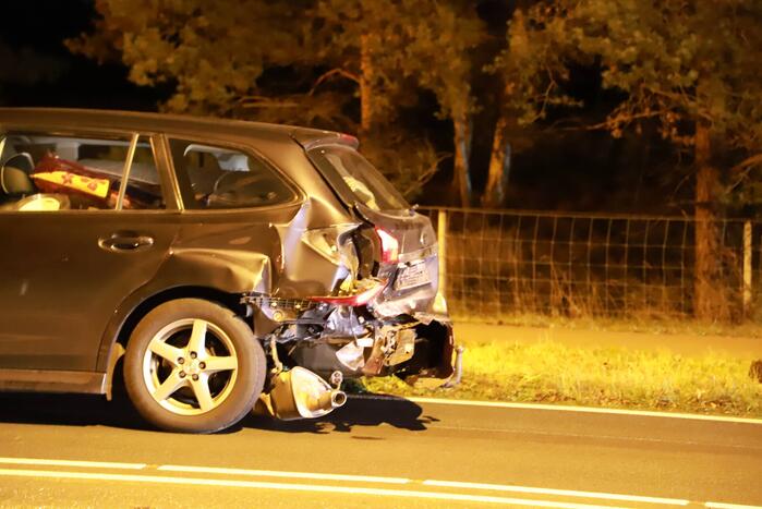 Gewonde door kop-staart botsing