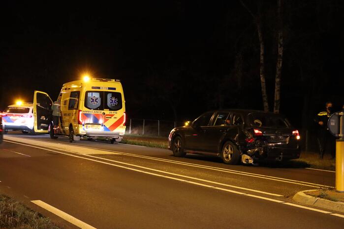 Gewonde door kop-staart botsing