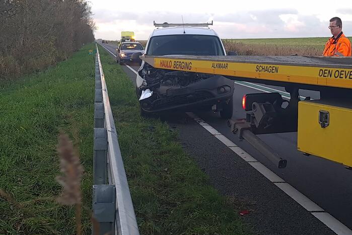 Schade na kop-staart botsing