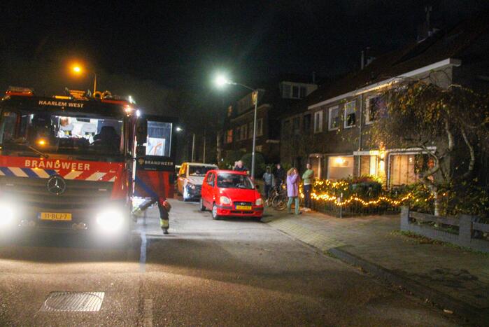 Woningbrand geblust door bewoners