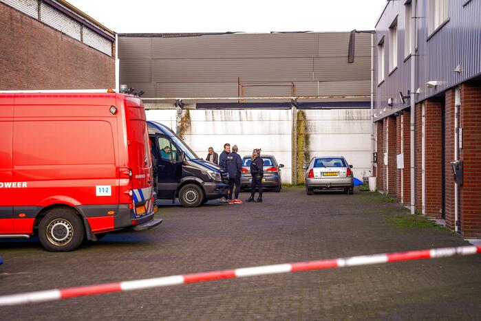 Verdachte stoffen aangetroffen in bedrijfspand