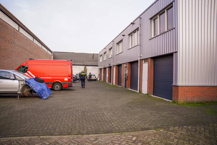 Verdachte stoffen aangetroffen in bedrijfspand