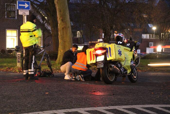 Verkeershinder door ongeval op kruising