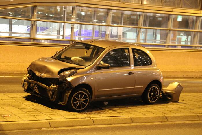Veel schade aan auto na botsing