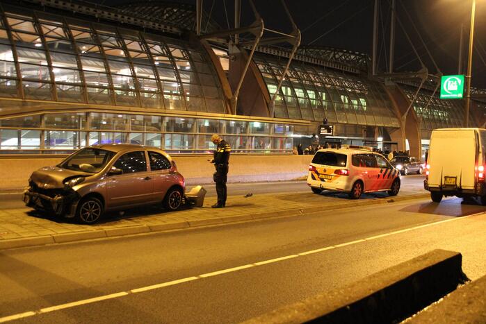 Veel schade aan auto na botsing