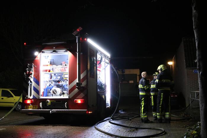 Veel rookontwikkeling door brand in woning