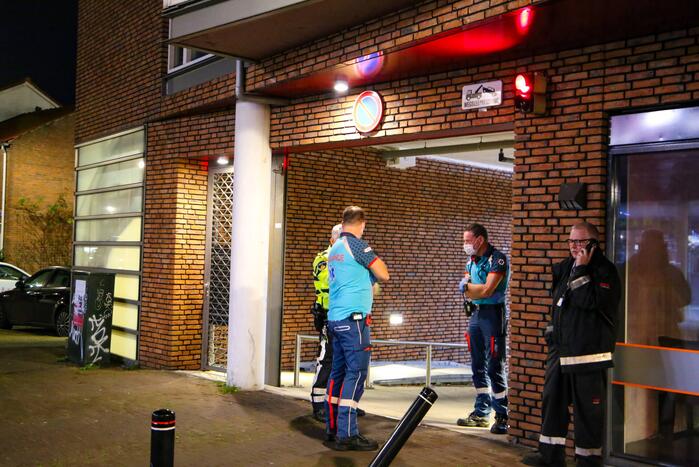 Grote inzet voor brandstichting in parkeergarage