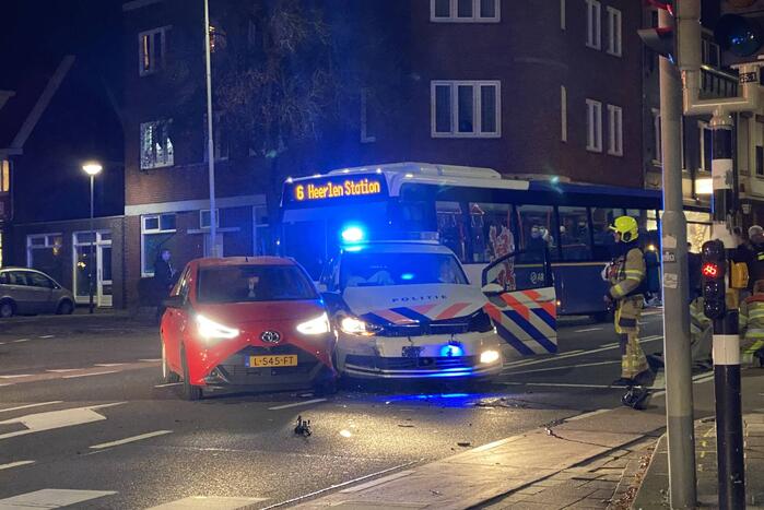 Politieagenten gewond na ongeval